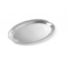 PLATEAU OVAL INOX 18/10 26.5CM SATINE