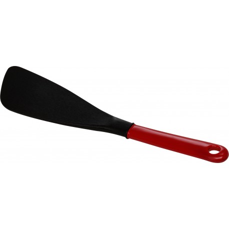 SPATULE A CUIRE NOIR 285MM MANCHE ROUGE