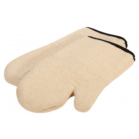 PAIRE DE MOUFLES EN COTON 250°