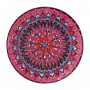 ASSIETTE EN  MELAMINE 34CM ROSE MANDALA    PROMO
