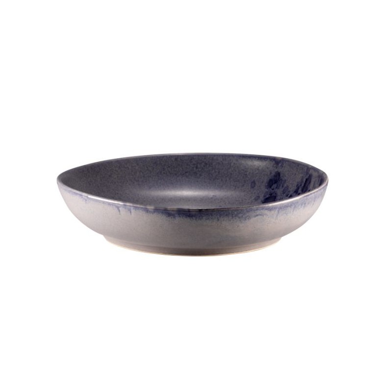 ASSIETTE COUPE 28.5CM BLANC BLEU PHOBOS