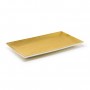 ASSIETTE RECTANGLE OR 345 X 19.5CM LECOQ