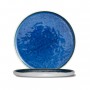 ASSIETTE PLATE RONDE 27.5CM BLEU ABYSSOS
