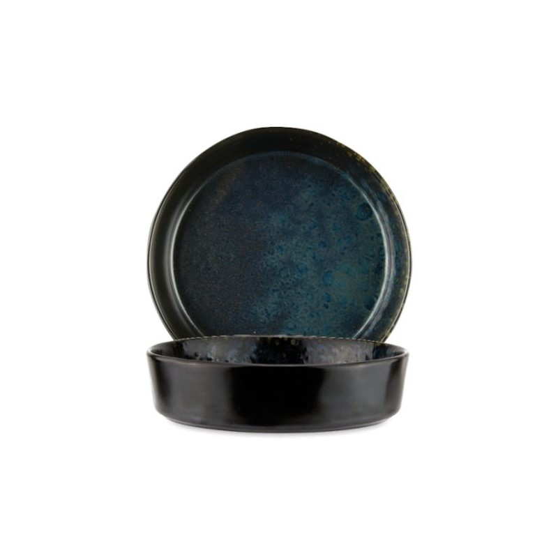 COUPELLE RONDE 18CM BORD DE 4CM PHOBOS STONEWARE