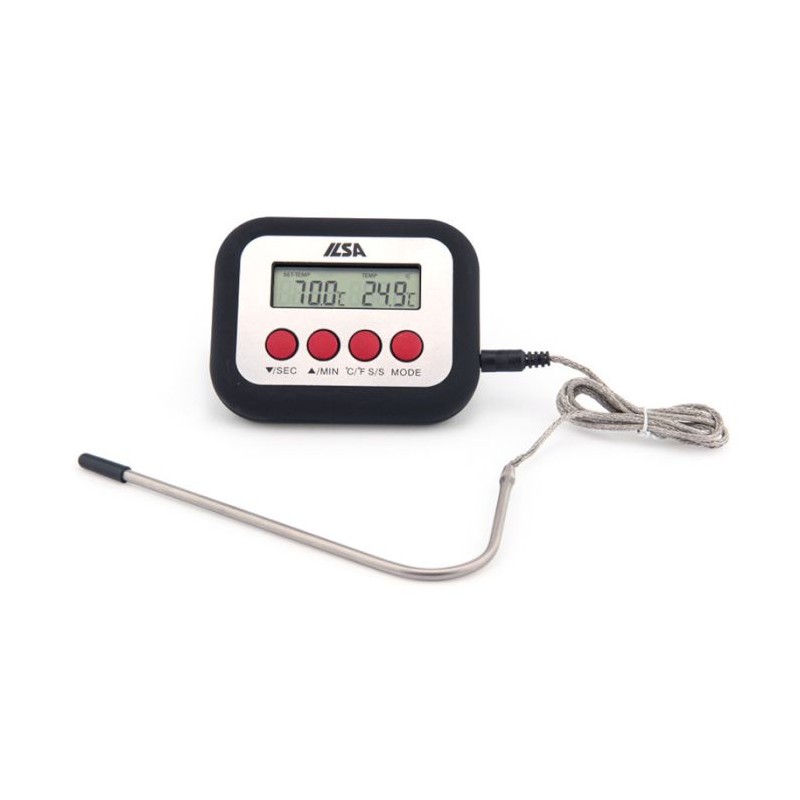 THERMOMETRE A SONDE + MINUTEUR      -50°/+250°    ILSA