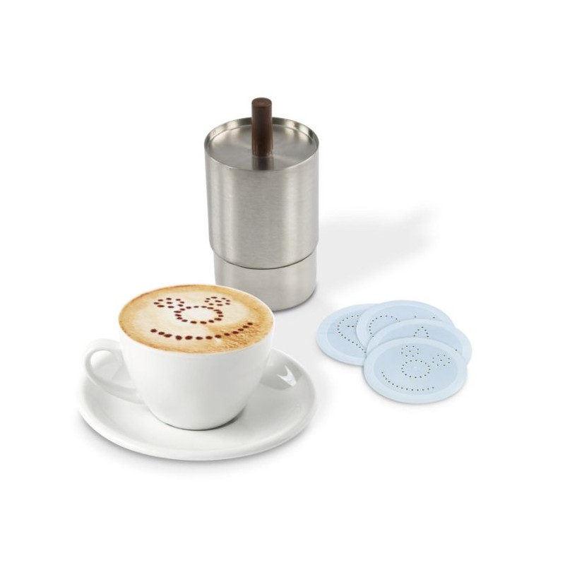 APAREIL POUR DECOR CAPPUCCINO 4 DESSINS DIFFERENTS