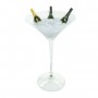 VASQUE PORTE BOUTEILLES TYPE MARTINI ACRYLIQUE JUMBO