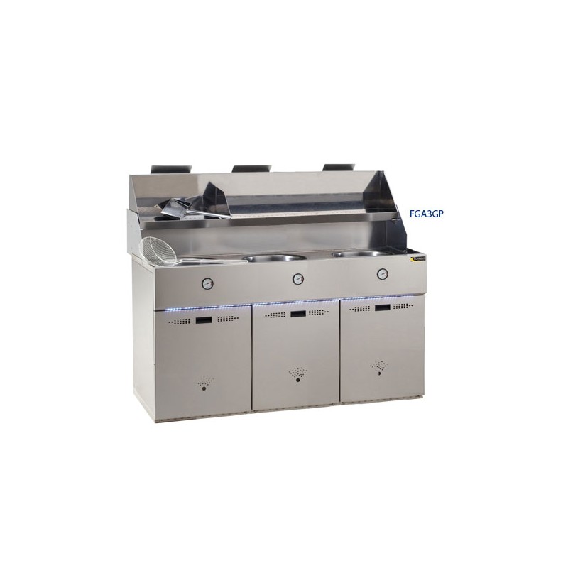 FRITEUSE 3 CUVES TYPE DEFI SOFINOR