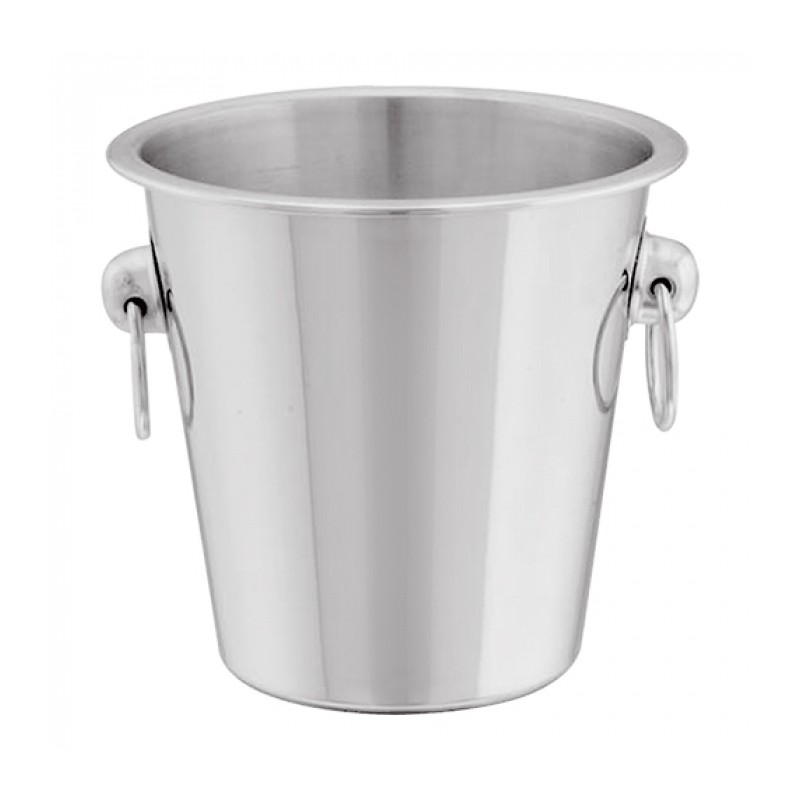 SEAU INOX POUR PETITE BOUTEILLE DE VIN 14CM