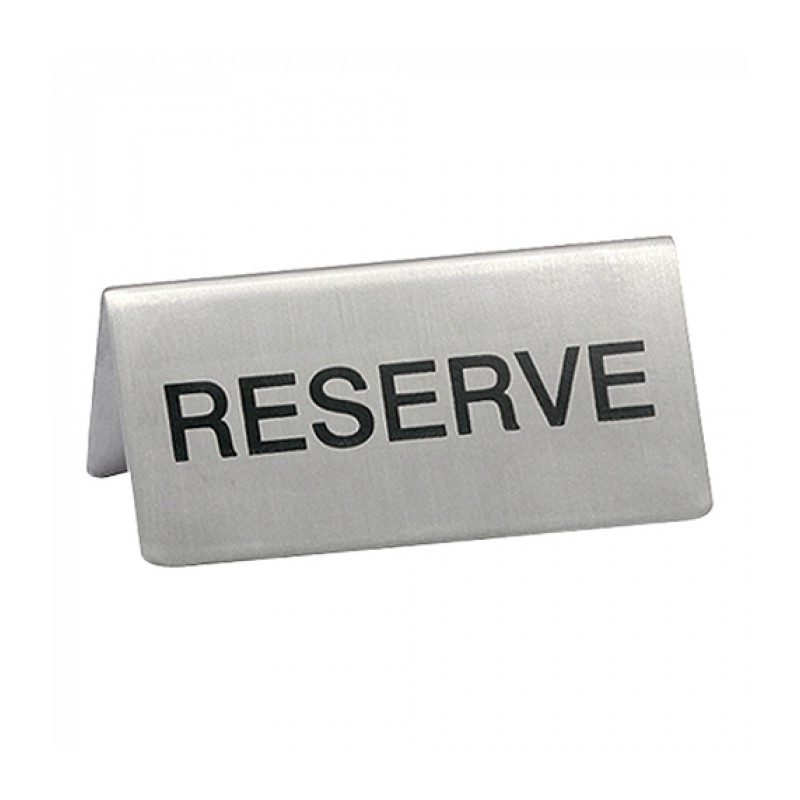 SIGNE DE TABLE RESERVE