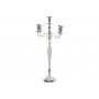 CHANDELIER 5 BRAS BLANC H78CM