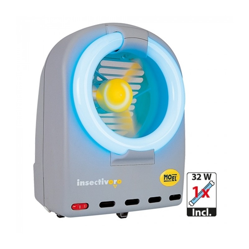 EXTERMINATEUR A INSECTES AVEC VENTILATEUR 32W MOEL