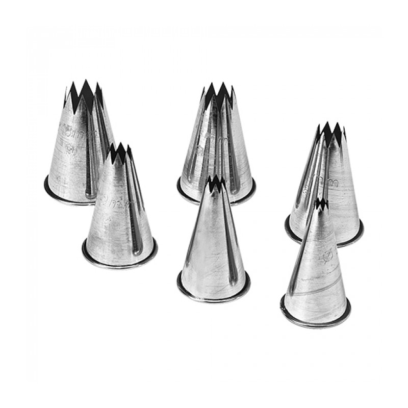 SET DE 6 DOUILLES CANELEES SHNEIDER