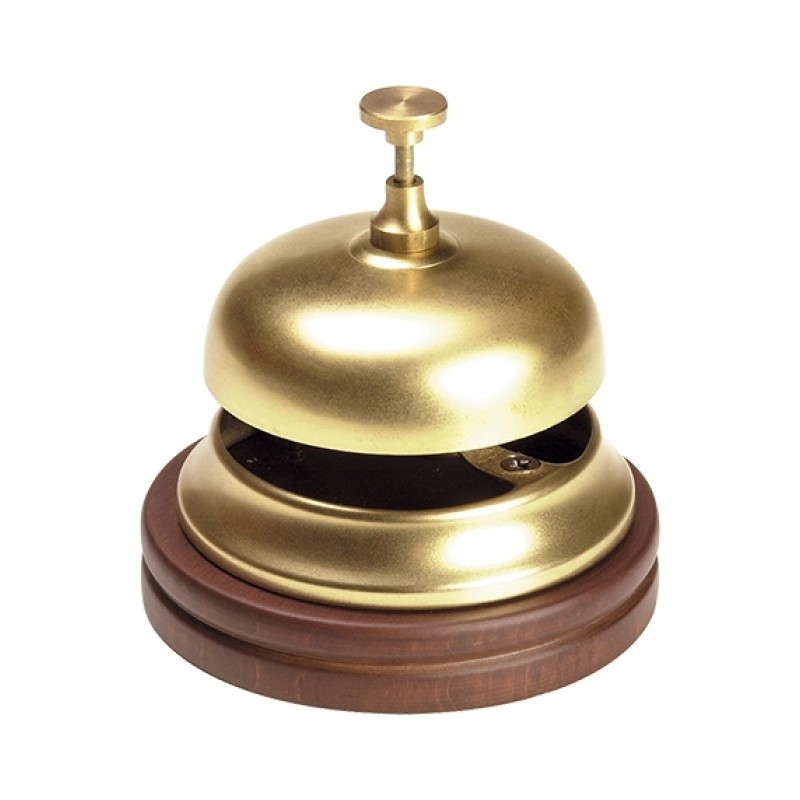 SONNETTE DE RECEPTION GRAND MODELE EN LAITON