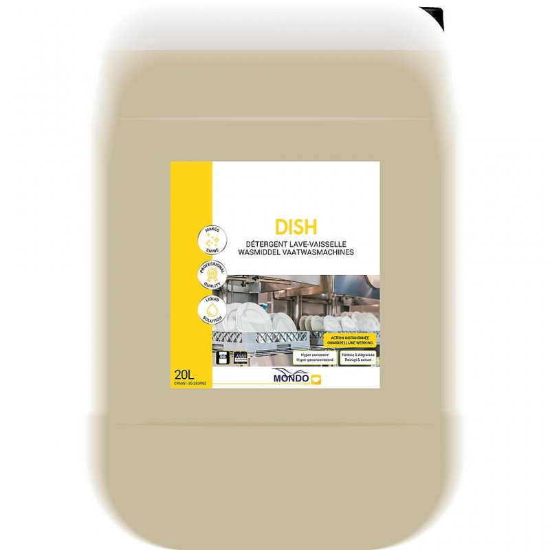PRODUIT LAVE VAISSELLE PRO. LIQUIDE 20 LITRES MONDO