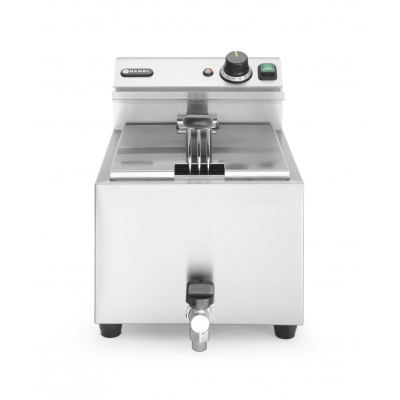 FRITEUSE 8 LITRES + ROBINET MASTERCOOK HENDI