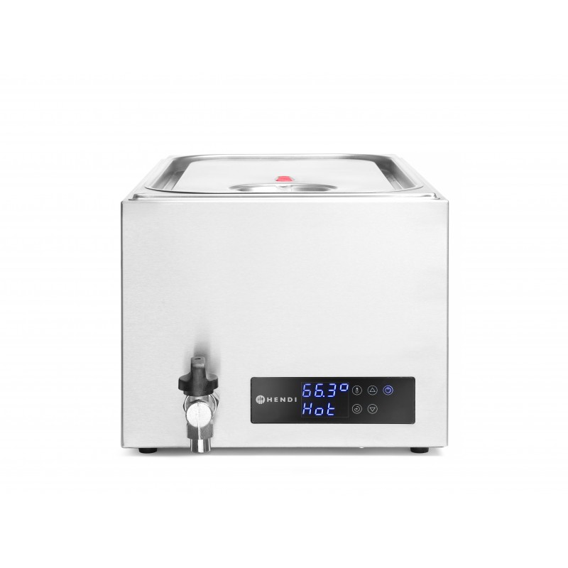 CUISEUR SOUS VIDE GN1/1 6 COMPARTIMENTS + ROBINET