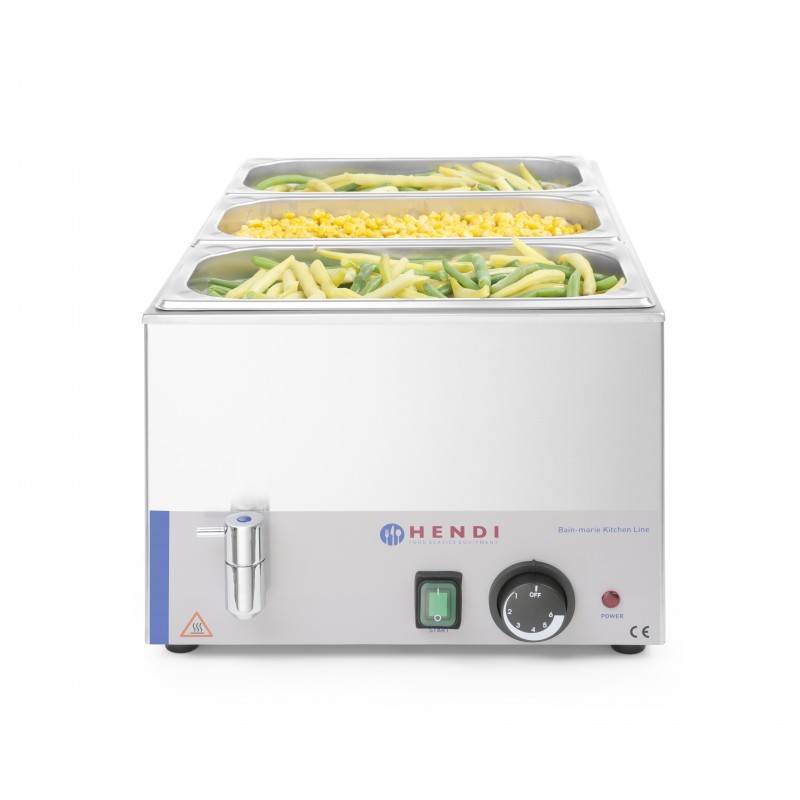 BAIN-MARIE ELECTRIQUE DE TABLE AVEC ROBINET