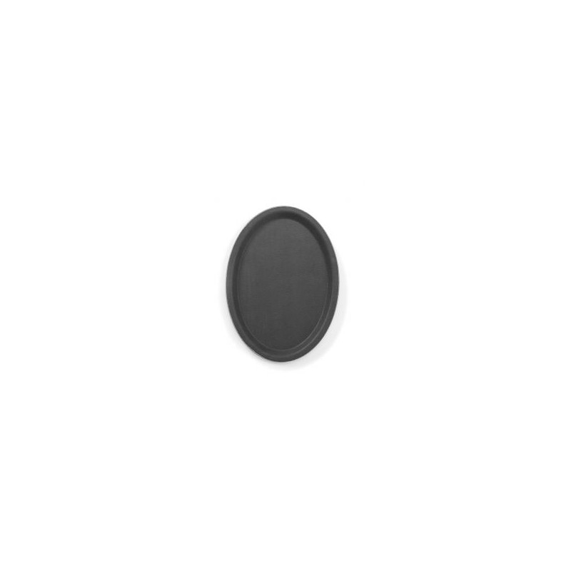 PLATEAU CAFE NOIR OVAL ANTI DERAP 200 X 265MM