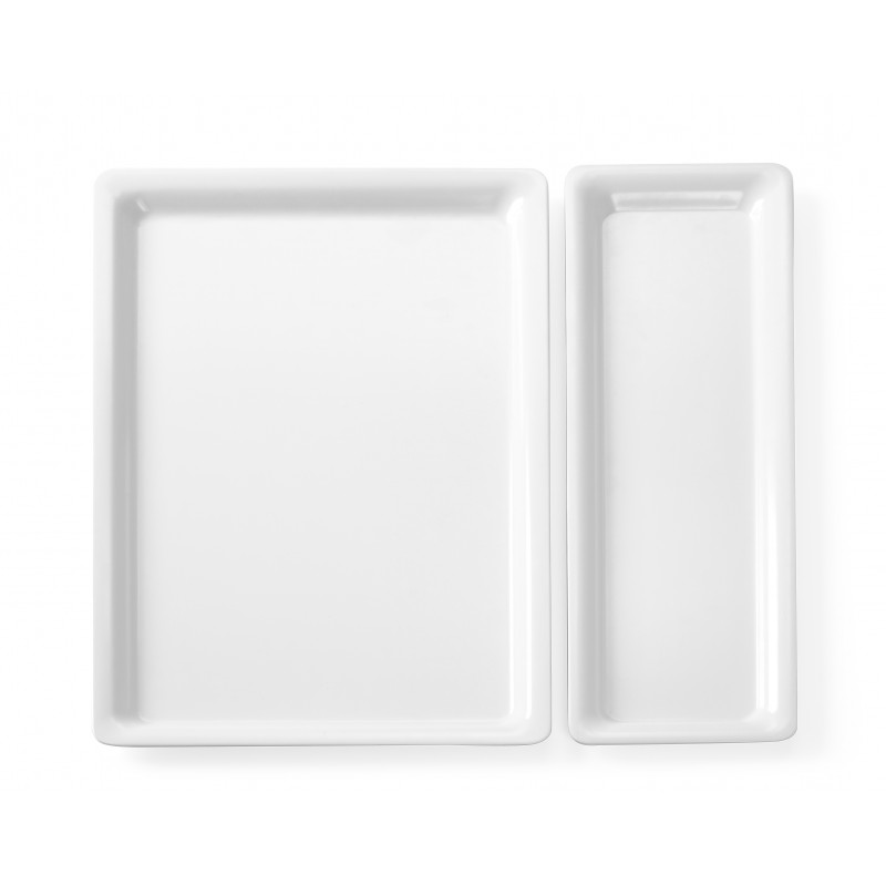 PLATEAU EN MELAMINE BLANC GN 1/3