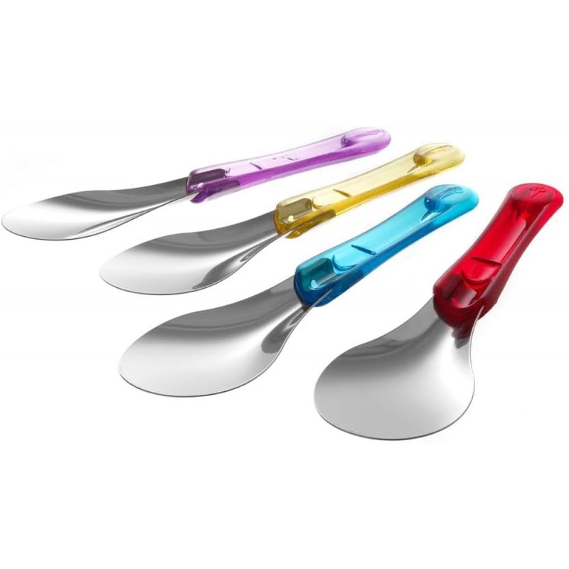 Spatule à glace avec manche en Tritan JAUNE