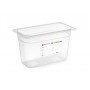 BAC PLASTIQUE 1/3 H6.5CM AVEC ETIQUETTE IMPRIMEE HACCP