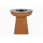 BARBECUE WHITE FIRE EN ACIER CORTEN 102CM
