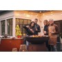 BARBECUE WHITE FIRE EN ACIER CORTEN 102CM