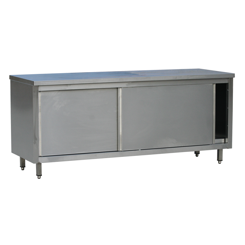 TABLE ARMOIRE PORTES COULISSANTES 1600 x 700 x 900H MM