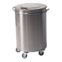 POUBELLE INOX 100L SANS PEDALE