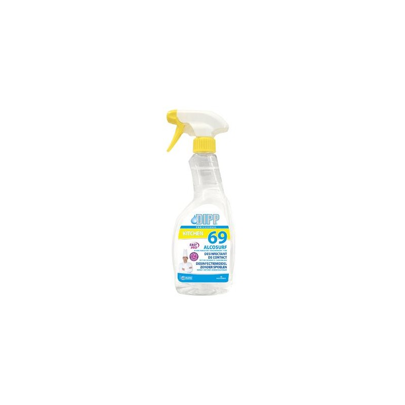 DIPP N°69 DESINFECTANT SPRAY ALIMENTAIRE SANS RINCAGE