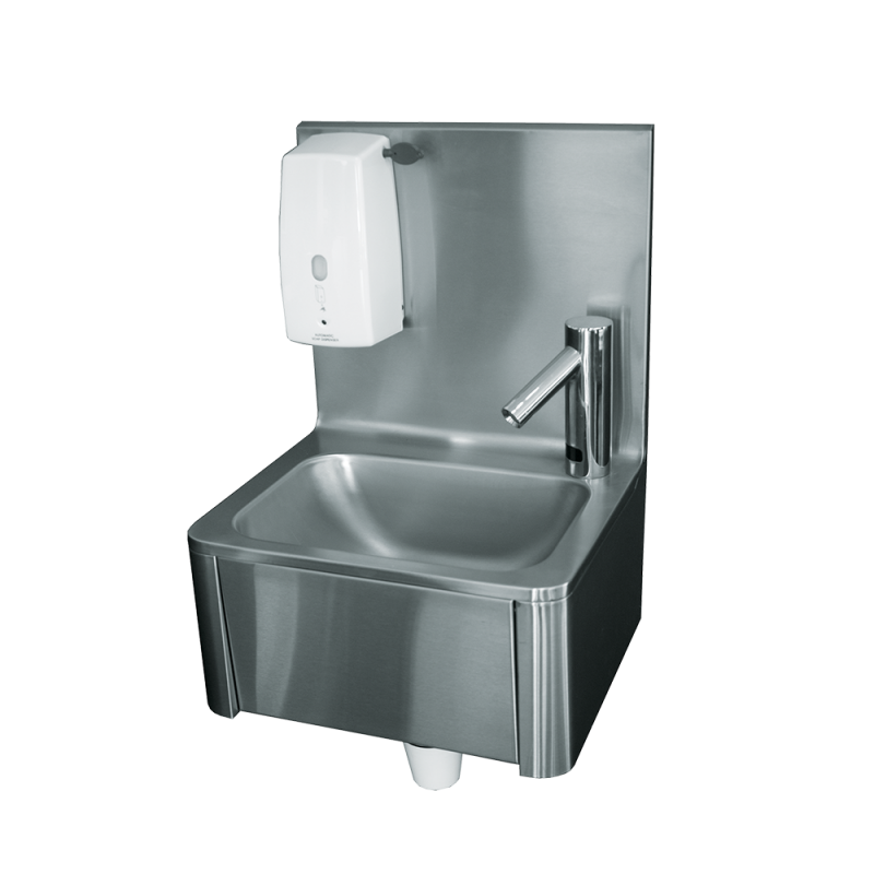 LAVE MAINS MURAL + DISTRIBUTEUR A SAVON