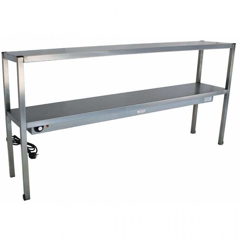 ETAGÈRE CHEF PLEINE 2 NIVEAUX 1800 x 400 x 700H MM