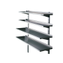 CONSOLE REGLABLE INOX 12/10 POUR ETAGERE DE 300 MM