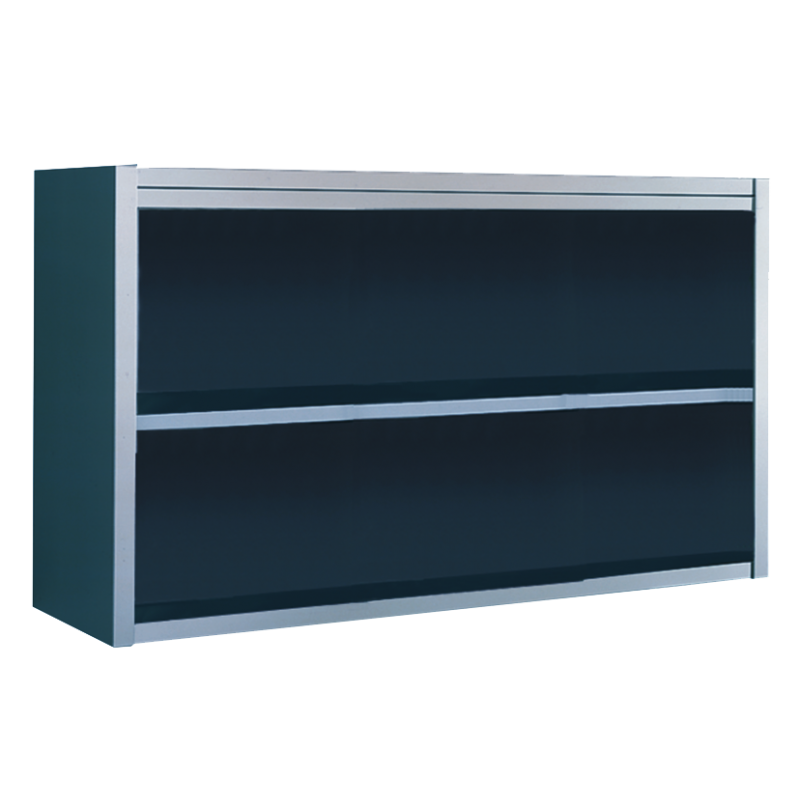 ARMOIRE MURALE INOX OUVERTE 2000 x 400 x 600H