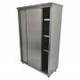 ARMOIRE HAUTE INOX A PORTES COULISSANTES