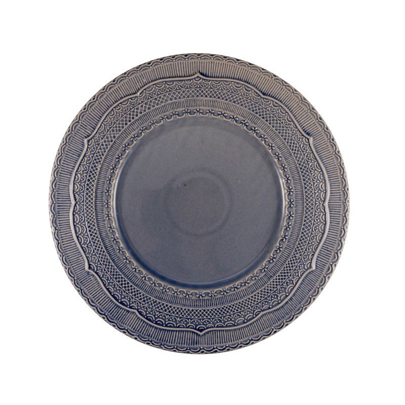 ASSIETTE PLATE 33CM SKALISTOS BLEU CIEL