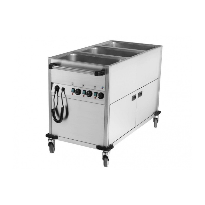 CHARIOT BAIN-MARIE 3 X GN 1/1