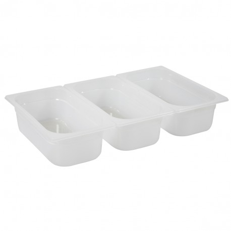 BAC GASTRO 1/3 HAUTEUR 200MM PLASTIQUE
