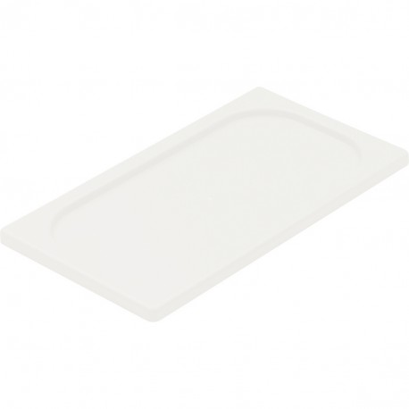 COUVERCLE 1/3 PLASTIQUE BLANC