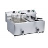 FRITEUSE ELECTRIQUE A POSER 2 X 8 LITRES + ROBINETS